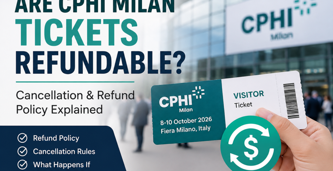CPHI Milan Refund Policy