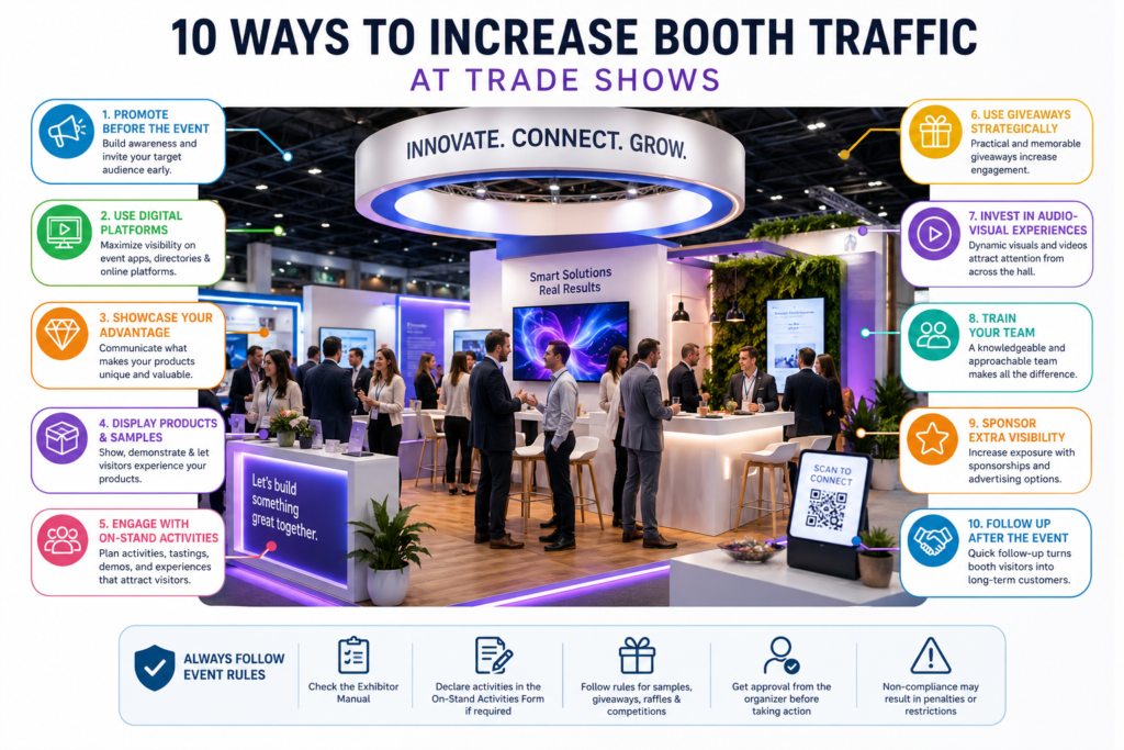 How to Increase Booth Traffic at Trade Shows